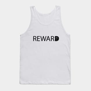 Reward typographic logo design Tank Top